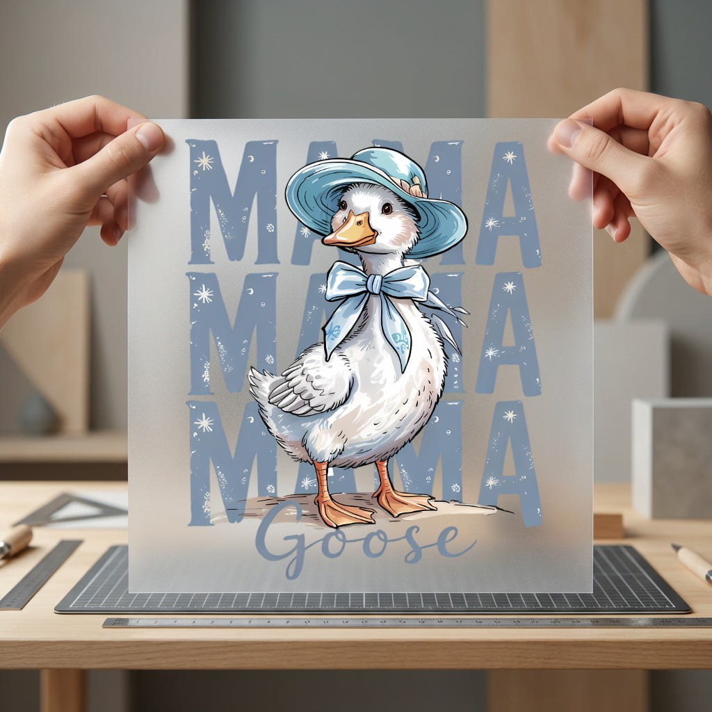 Mama Goose Hat Animal Mom Mama Ready to Press DTF Transfer for Dtf
