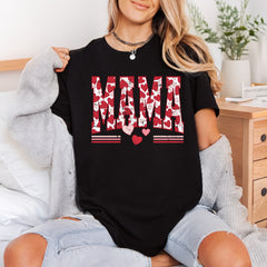 Mama Heart Distressed Retro Valentine Mom Ready to Press DTF Transfer for Dtf