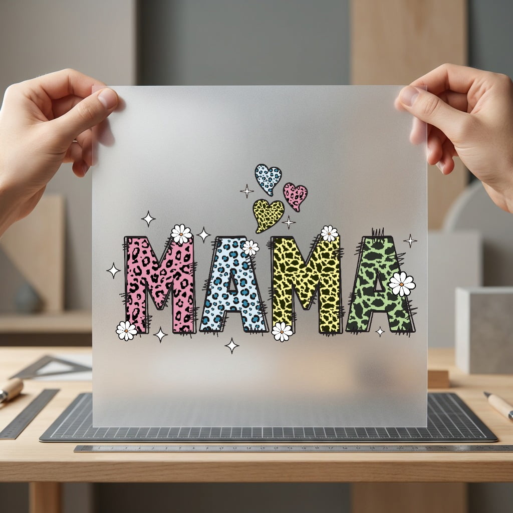 Mama Leopard Retro Diy Mom Mama Ready to Press DTF Transfer for Dtf