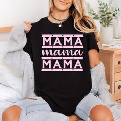 Mama Life Repeating Burgundy Mom Mama Ready to Press DTF Transfer for Dtf