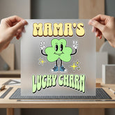 Mama Lucky Charm Retro Mom Retro Ready to Press DTF Transfer for Dtf