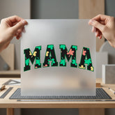 Mama Shamrock Arched Patrick Mom Mama Ready to Press DTF Transfer for Dtf