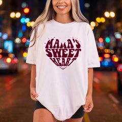 Mama Sweet Heart Retro Valentine Mom Ready to Press DTF Transfer for Dtf