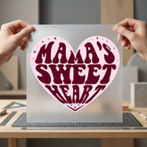 Mama Sweet Heart Retro Valentine Mom Ready to Press DTF Transfer for Dtf