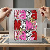 Mama Valentine Day Heart Valentine Mom Ready to Press DTF Transfer for Dtf