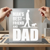 Man Friend Dad Pet Mom Dad Ready to Press DTF Transfer for Dtf