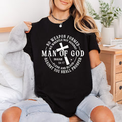 Man God Scripture Christian Christian Faith Ready to Press DTF Transfer for Dtf