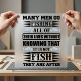Many Men Fishing Quote Dad Funny Ready to Press DTF Transfer for Dtf