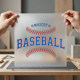 Mascot Baseball Sports Diy Usa Mom Ready to Press DTF Transfer for Dtf