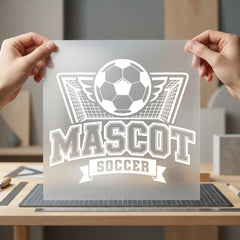 Mascot Soccer Sports Team Fitness Ready to Press DTF Transfer for Dtf