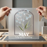 May Lily Valley Botanical Floral Ready to Press DTF Transfer for Dtf