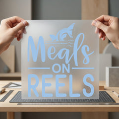 Meals Reels Fishing Diy Funny Sarcastic Ready to Press DTF Transfer for Dtf