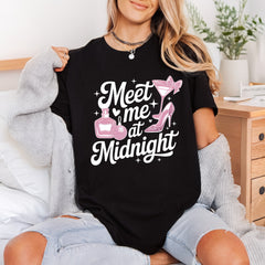 Meet Midnight Chic Party Food & Drink Culture Collection Bachelorette Party Collection Ready to Press DTF Transfer for Dtf