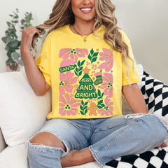 Merry and Bright | Festive Holiday Tee - Luckets.com