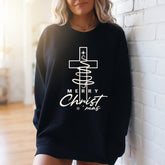 Merry Christ mas | Faith & Festive Sweatshirt - Luckets.com