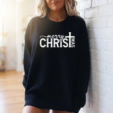 Merry CHRISTmas | Faith - Filled Christmas Sweatshirt - Luckets.com