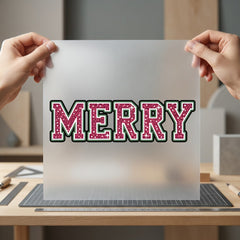 Merry Christmas Retro Diy Christmas Vintage Ready to Press DTF Transfer for Dtf