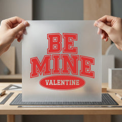 Mine Valentine Retro Diy Valentine Aesthetic Ready to Press DTF Transfer for Dtf