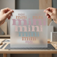 Mini Text Retro Style Mom Vintage Ready to Press DTF Transfer for Dtf