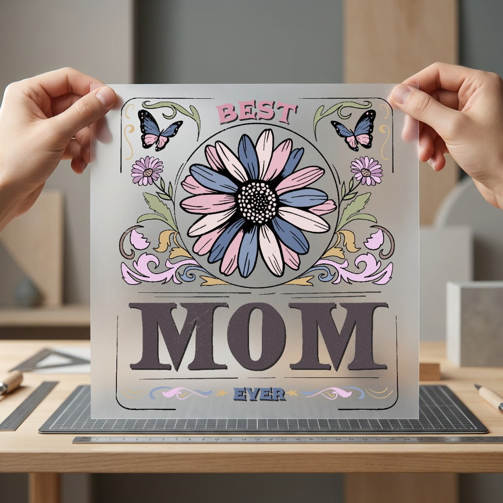 Mom Ever Retro Daisy Mom Retro Ready to Press DTF Transfer for Dtf