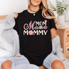 Mom Mama Mommy Floral Mom Boho Ready to Press DTF Transfer for Dtf