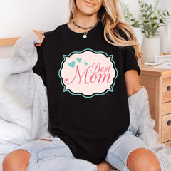 Mom Retro Heart Pink Mom Ready to Press DTF Transfer for Dtf