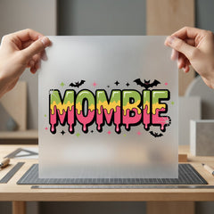 Mombie Halloween Diy Halloween Mom Ready to Press DTF Transfer for Dtf