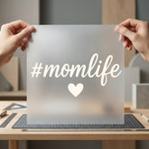 Momlife Heart Script Diy Mom Funny Ready to Press DTF Transfer for Dtf