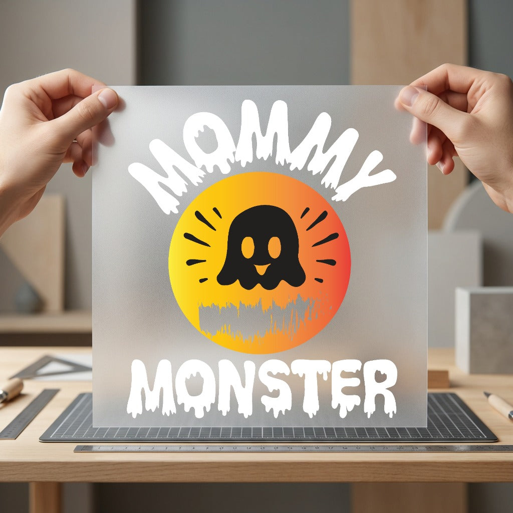 Mommy Monster Halloween Diy Halloween Fall Ready to Press DTF Transfer for Dtf