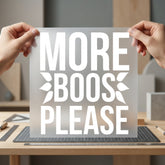 More Boos Please Halloween Halloween Funny Ready to Press DTF Transfer for Dtf