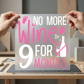 More Wine Months Pregnancy Mom Funny Ready to Press DTF Transfer for Dtf