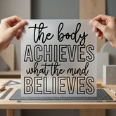 Motivational Quote Empowering Diy Aesthetic Ready to Press DTF Transfer for Dtf