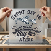 Motorcycle Rider Biker Club Vintage Retro Ready to Press DTF Transfer for Dtf