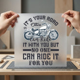 Motorcycle Rider Quote Biker Vintage Ready to Press DTF Transfer for Dtf