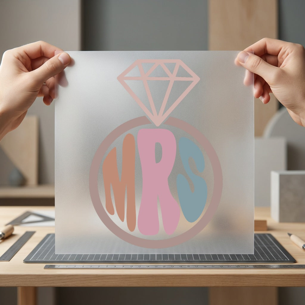Mrs Diamond Ring Bachelorette Bachelorette Party Collection Bridal Crew Collection Ready to Press DTF Transfer for Dtf