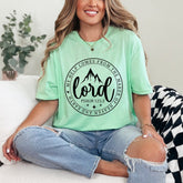 My Help Comes From The Lord | Scripture Mountain Tee - Luckets.com
