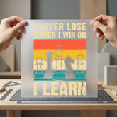 Never Lose Either Win Retro Ready to Press DTF Transfer for Dtf