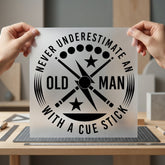 Never Underestimate Old Man Dad Grandpa Ready to Press DTF Transfer for Dtf