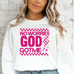 No Worries God Got Me | Divine Assurance Sweatshirt - Luckets.com