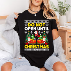 Not Open Until Christmas Christmas Funny Ready to Press DTF Transfer for Dtf