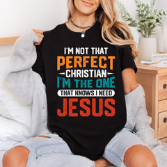 Not Perfect Christian Faith-based Christian Faith Ready to Press DTF Transfer for Dtf