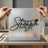 Not Strength But His Christian Faith Ready to Press DTF Transfer for Dtf