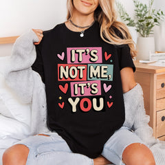 Not You Retro Diy Valentine Funny Ready to Press DTF Transfer for Dtf