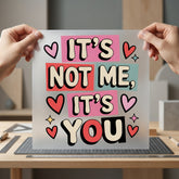 Not You Retro Diy Valentine Funny Ready to Press DTF Transfer for Dtf