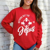 Nothing But The Blood | Cross & Love Sweatshirt - Luckets.com