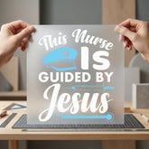 Nurse Guided Jesus Faith-based Christian Faith Ready to Press DTF Transfer for Dtf