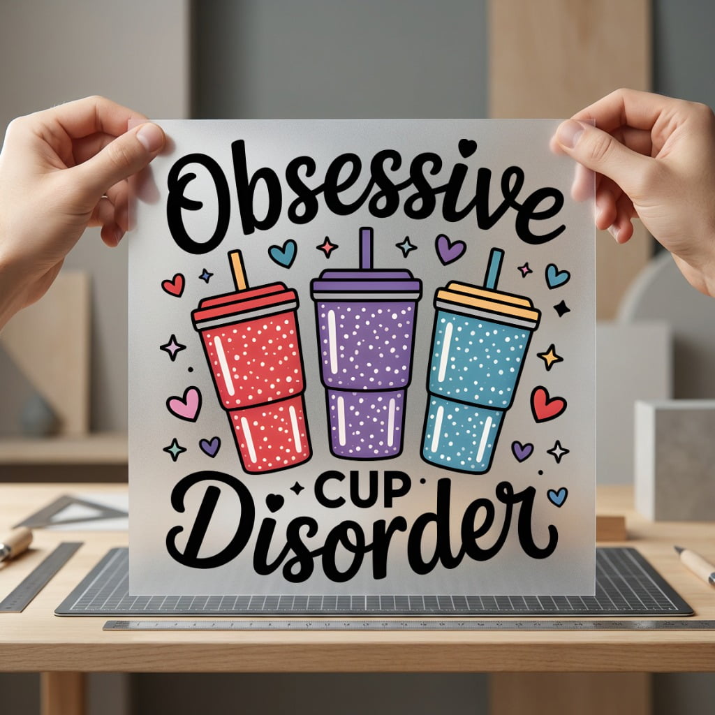Obsessive Cup Disorder Retro Mom Funny Ready to Press DTF Transfer for Dtf