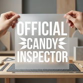 Official Candy Inspector Fun Halloween Funny Ready to Press DTF Transfer for Dtf