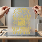 Old Man 101st Airborne Usa Freedom Ready to Press DTF Transfer for Dtf