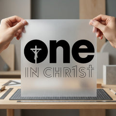 One Christ Christian Faith Christian Faith Ready to Press DTF Transfer for Dtf